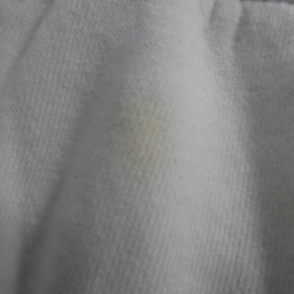 ROOTS 73 | 8.5 inch measured waist | White Sweatpants | Pink Roots Back *stains - Picture 13 of 15